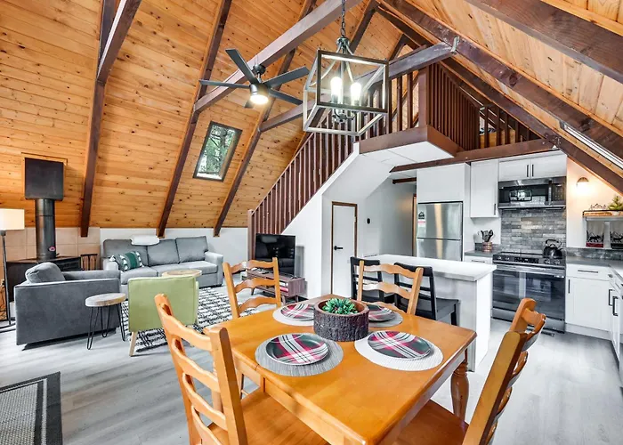 Ferienhaus Deck & Grill: A-frame In Munds Park!