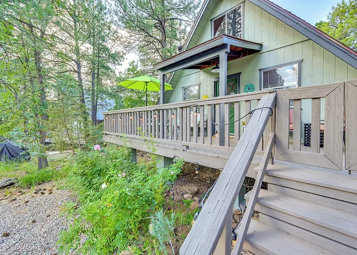 Dom wakacyjny Deck & Grill: A-frame In Munds Park! *